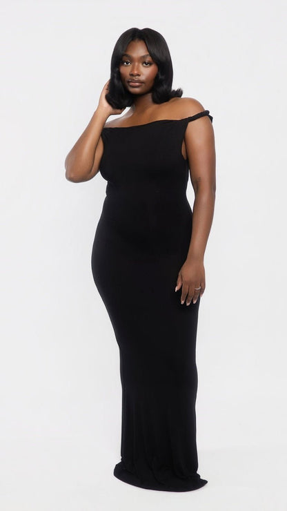 Twisted Drape Maxi - The Style Guru